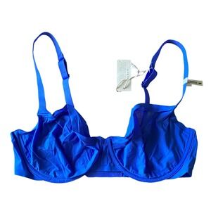 NWT Aerie Smoothez Full Coverage Unlined Bra Blue 36D